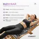 Массажный коврик Easyfit с подушкой (аппликатор Кузнецова) + чехол Серый с черным