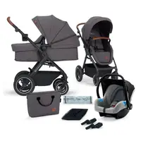 Универсальная коляска 3 в 1 Kinderkraft B-Tour Ash Gray KSBTOU00DGR3000