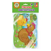 Пазли на магніті А5 "Курочка і курча" VT3205-61 укр