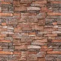 Самоклеящаяся 3D панель 700x770x3мм Коричнево-рыжий (58-3) SW-00001319