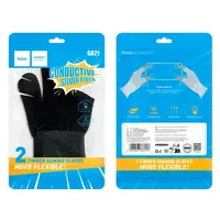 Напальчники для мобільних ігор HOCO Eagle Claw silver fiber two-finger gaming gloves GA21