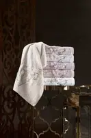 LIZARO бамбуковые полотенца 70х140см., 6 шт/уп. Pupilla Турция.