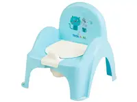 Горщик-крісло дитячий з музикою DOG&CAT light blue