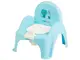 Горщик-крісло дитячий з музикою DOG&CAT light blue