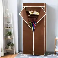 Универсальный складной тканевый шкаф для дома одежды и вещей 8865 90х45х160