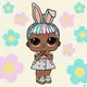 Картина по номерам Идейка L.O.L. Surprise! Spring Bling Carats KHO1100 40х40 см