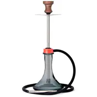 Кальян Gorilla Hookah Clear полный комплект с прозрочной колбой Красный