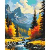 Картина по номерам "Горный пейзаж" 40x50 см