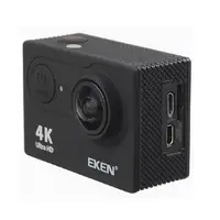 Action камера Eken H9R V2.0 4K з набором кріплень і аквабоксом (Чорний)
