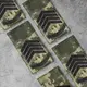 Шеврон на липучке погон звание ВСУ Главный сержант 5х10 см вышитый патч нашивка