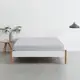 Набор простыни на резинке 180х200х30 WHITE/GREY