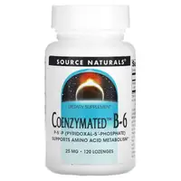 Витамины и минералы Source Naturals Coenzymated Vitamin B6 25 mg, 120 леденцов
