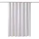 Тканевая шторка для ванной и душа белого цвета White Curtain 180x200 см