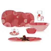 Столовый сервиз Carine Constellation Red 46 пр LUMINARC N5273