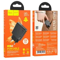 Адаптер мережний HOCO Delgado single port charger N37 | Type-C, 20W/3A, PD/QC |