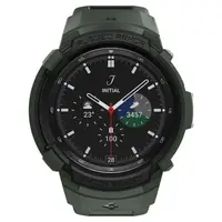 Чохол і ремінець Spigen для Galaxy Watch 4 Classic (46 mm) Rugged Armor Pro 2 in 1 Military Green (ACS04326)