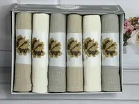 Hamdi bej 45х70см., 6 шт/уп. Вафельні кухонні рушники.