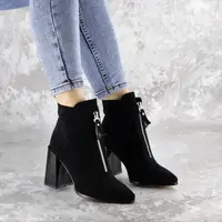 Ботильоны женские Fashion Springer 2404 38 размер 24,5 см Черный