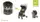 Прогулочная коляска 4Baby TWIZZY XXII Black