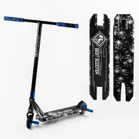 Самокат трюковий Best Scooter HIC-система, пеги, алюмінієвий диск та дека, принт. Horror skulls (105671)