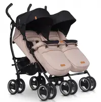 Коляска для двійні EasyGo Comfort Duo 2019 latte, бежевий