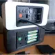 Часы сетевые VST-862-5 черный корпус, синие цифры, температура, USB