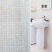 Штора для ванної кімнати Tatkraft WATERFALL 3D (180х180), матеріал PEVA (Водоспад)