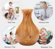 Увлажнитель воздуха ТЕМНО-КОРИЧНЕВЫЙ Humidifier Ultrasonic Aroma c подсветкой | Очиститель воздуха PR2