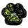 Игрушка антистресс лапка с блестками 6675.1 (black\green)