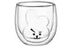 Набор низких стаканов с двойным дном Ardesto Animals Bunny AR-2630-ARB 300 мл 2 шт