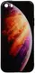 Чехол-накладка TOTO Print Glass Space Case Apple iPhone SE/5s/5 Lilac