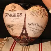 Подушка сердце 3D Paris 40х40х7,5 см 3DPS_15L113_BR