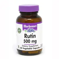 Витамины и минералы Bluebonnet Rutin 500 mg, 50 вегакапсул
