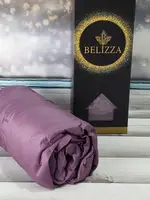 Mor 180х200см., сатиновая простыня на резинке. Belizza Турция.