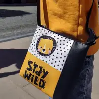Сумка детская Little prince Stay wild лев (PSM_20M001_BL)