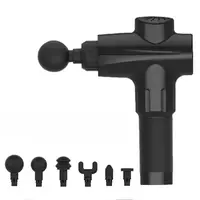 Акумуляторний портативний ручний масажер для тіла Fascial Gun KH-320 Black (WJ5) (14019)