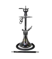 Кальян AMY Deluxe SS 21.02 R Carbonica Force S висота 65 см на 1 персону чорний/чорний