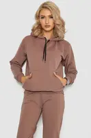 Спортивний костюм жіночий двонитка, колір бежевий, 252R003