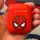 Чехол для AirPods 2/1 series - Spiderman, силиконовый