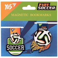 Закладка магнітна для книги YES Football 2 708111 2 шт