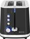 Тостер ECG ST 2766 Vintage Nero 925 Вт черный