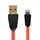 Lightning кабель Aliens 1m black-red Remax 302002