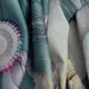 Ткань плательная атлас шелк стрейч мор хвиля