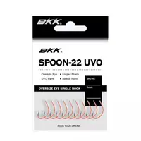 Крючок BKK для блесен Spoon-22 UVO #1 (A-ES-8157)