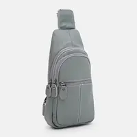 Шкіряний жіночий рюкзак Borsa Leather K16615gr-gray