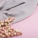 Ткань плательная Wave crep сіро лиловая