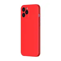 Чохол Baseus для iPhone 12 Pro Max Liquid Silica Gel, Bright red (WIAPIPH67N-YT09)