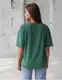 Футболка женская Vivioji oversized Perfect Оливка one size (12949)