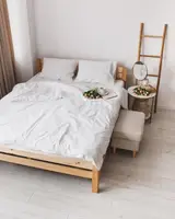 Постільна білизна євро Dushka Home Варена бавовна 20942 200х220 см біла