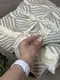 Плед двухсторонний муслиновый евро L&M Home Textiles 20289 200х220 см светло-серый